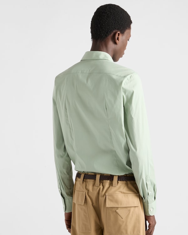 Stretch cotton shirt - Jade Green Stretch cotton shirt - Jade Green