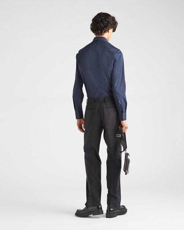 Camisa De Popelina Elástica Camisa De Popelina Elástica