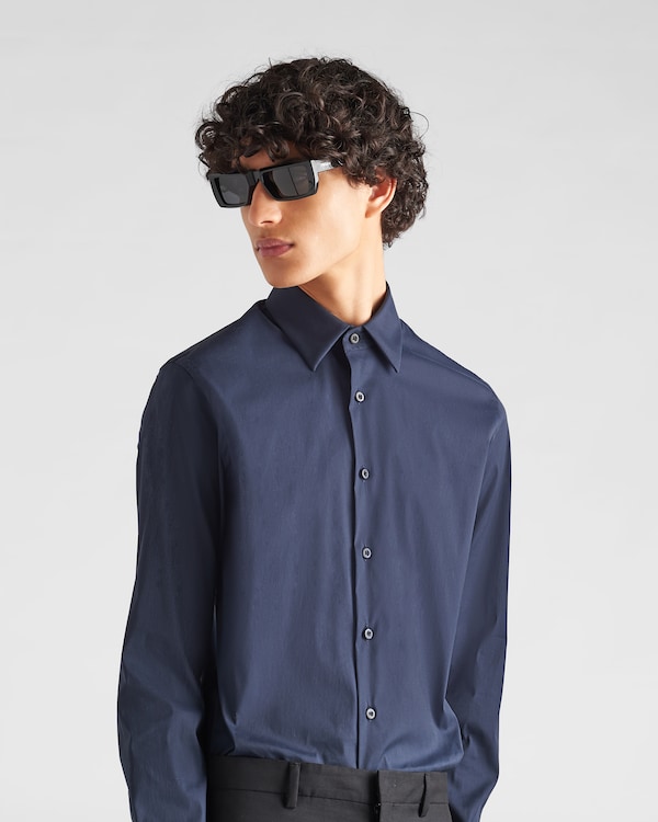 Camisa De Popelina Elástica Camisa De Popelina Elástica