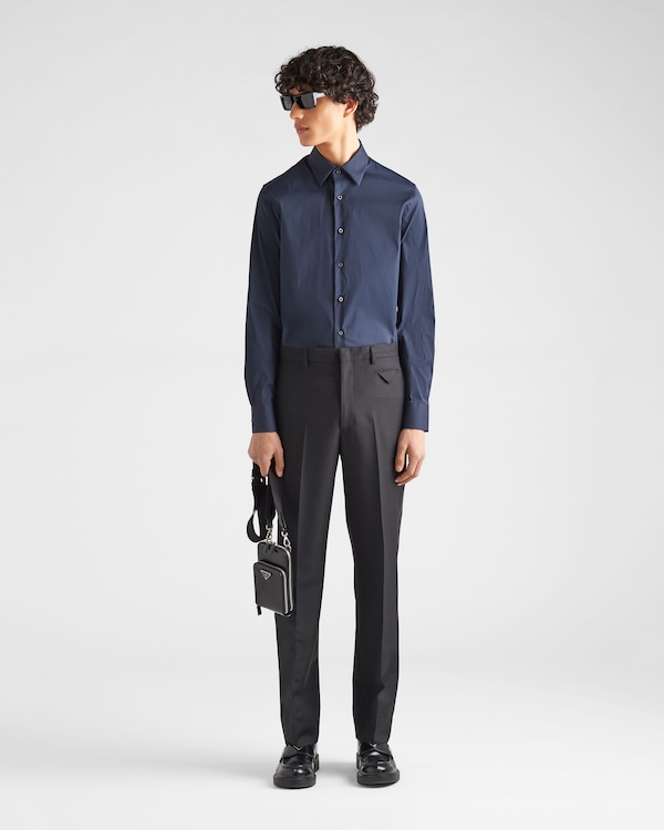 Camisa De Popelina Elástica Camisa De Popelina Elástica