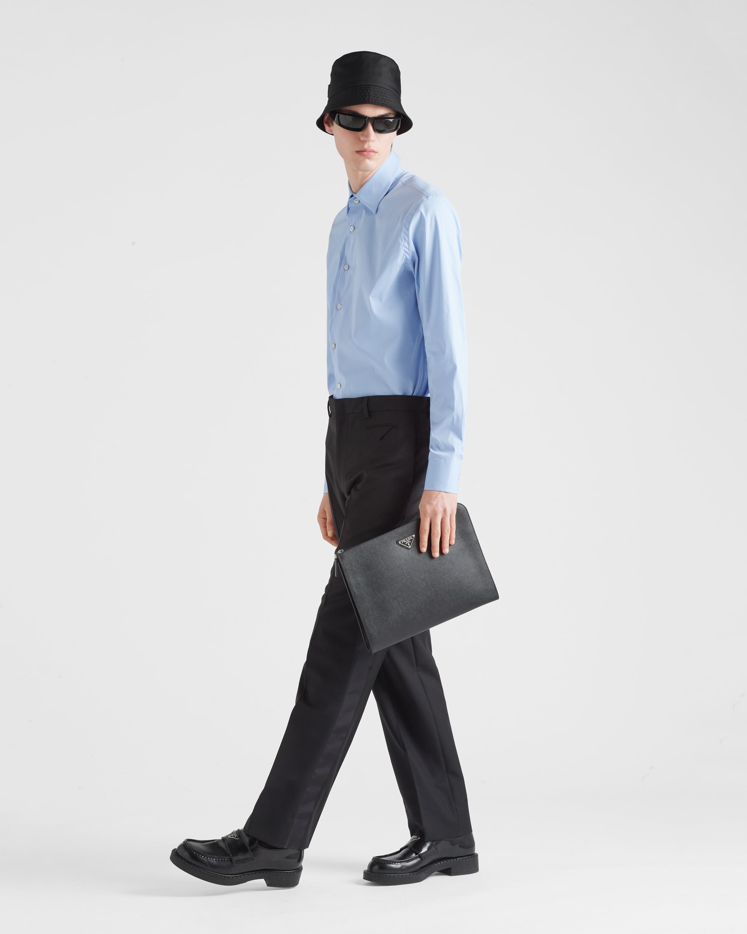 Prada 弹力府绸衬衫 2