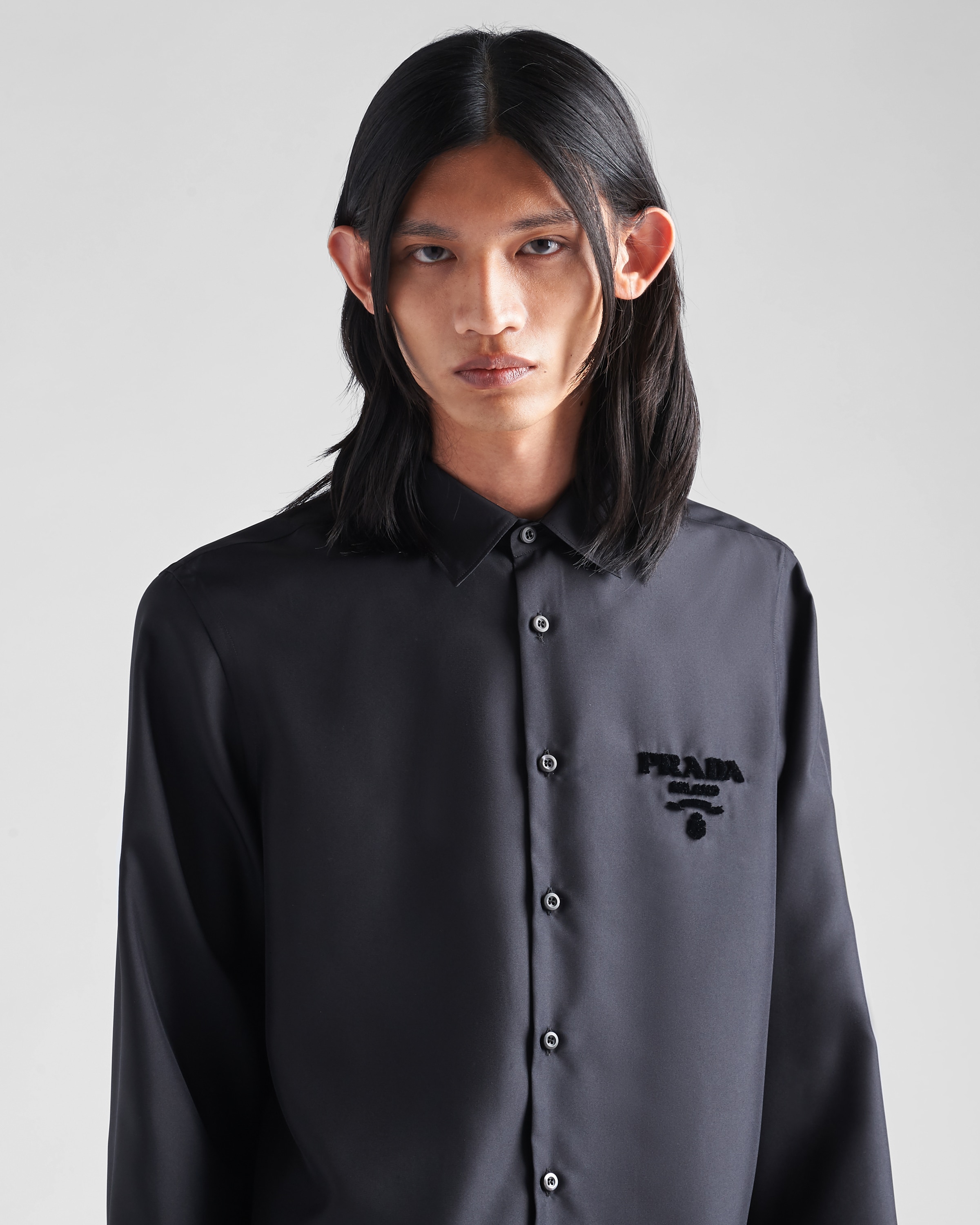 Black Silk shirt | Prada