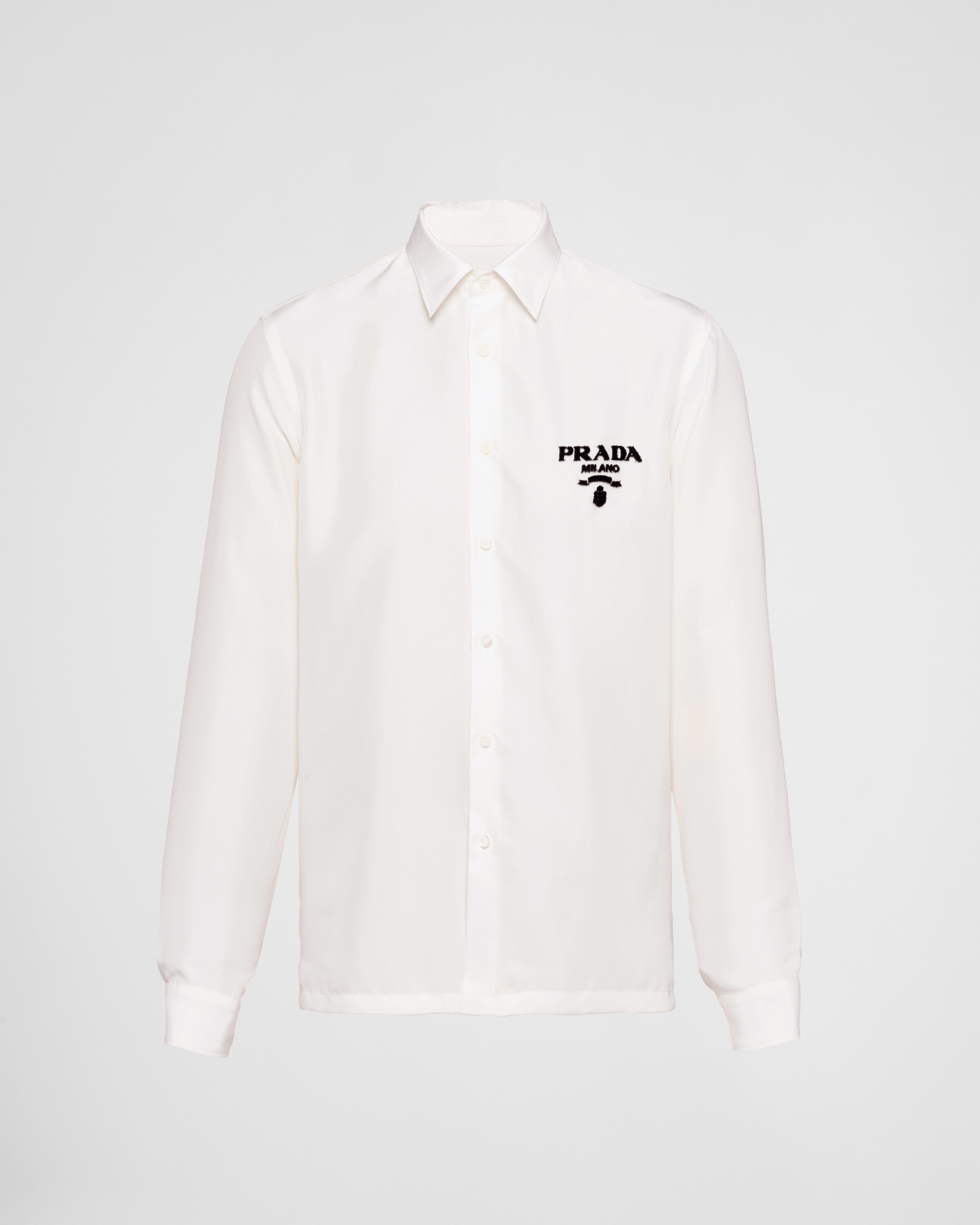 Prada silk shirt deals