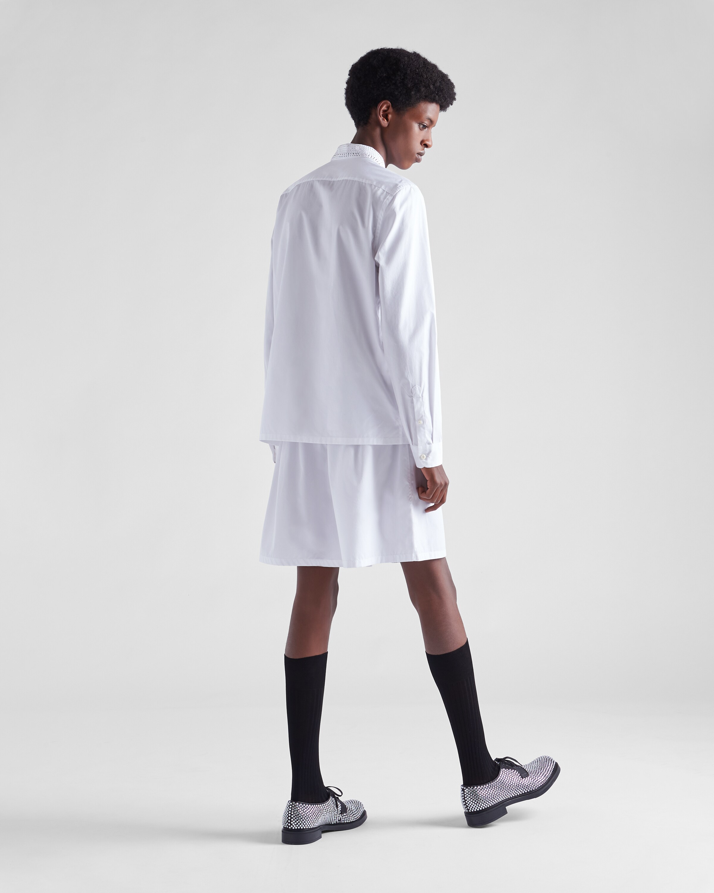 Prada Studded cotton shirt 5