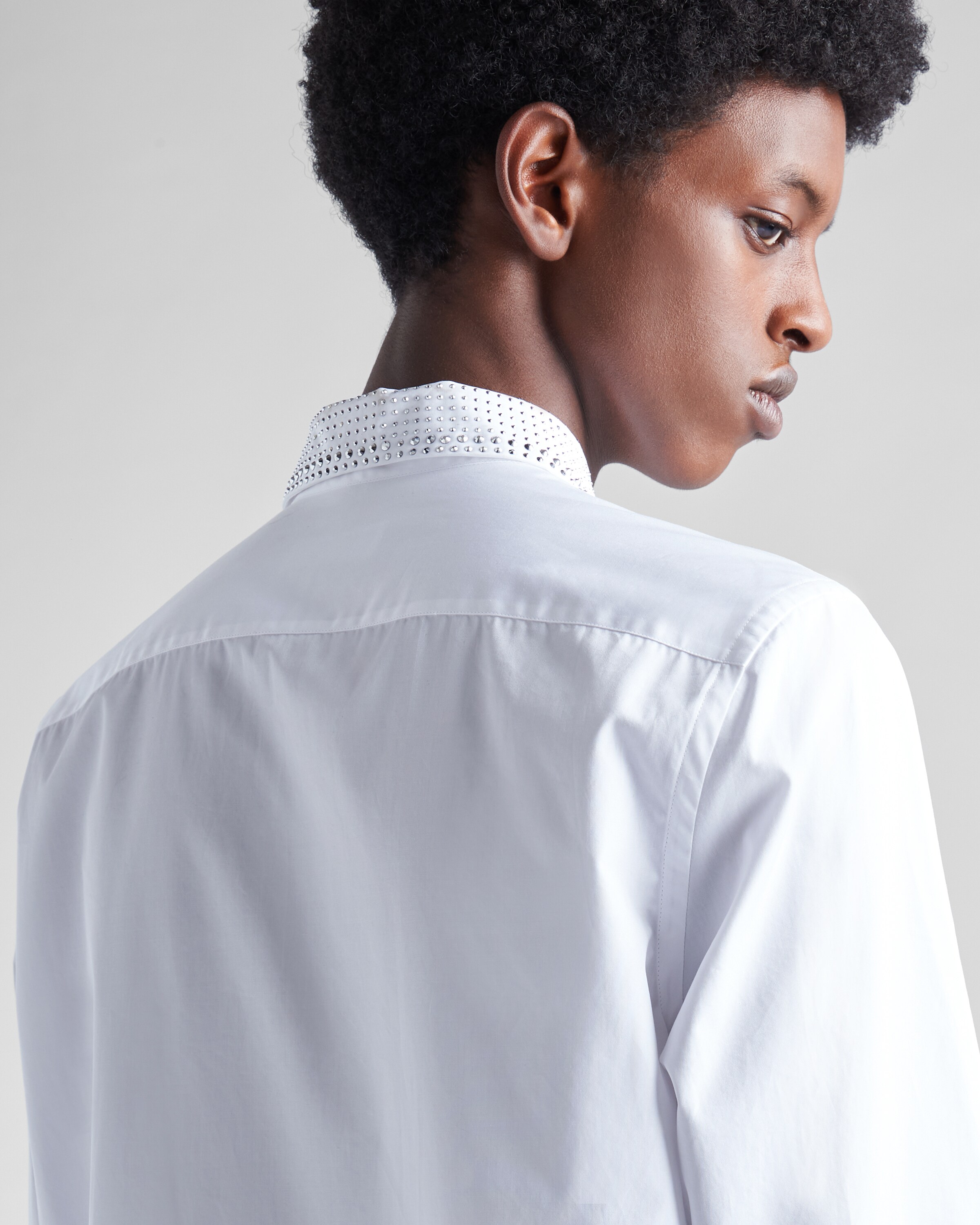 Prada Studded cotton shirt 4