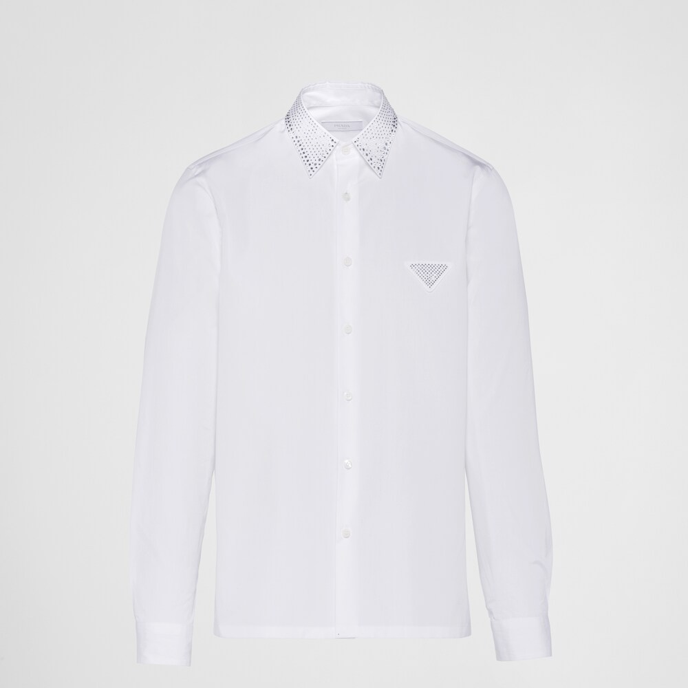 Prada 飾釘棉質恤衫 1