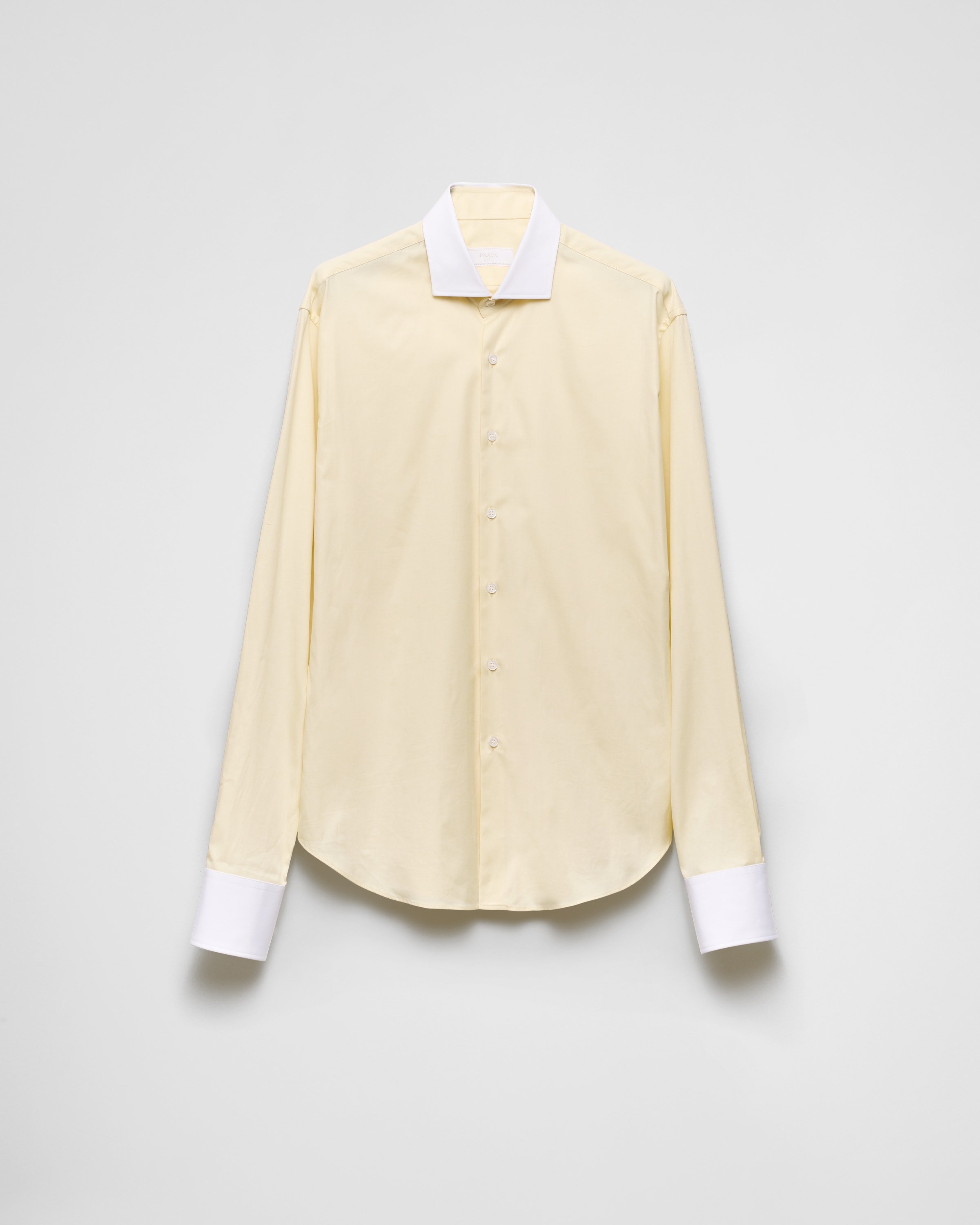 Chemise En Coton Cream/white | PRADA