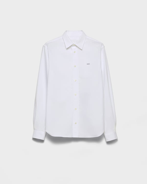ホワイト コットン シャツ | PRADA