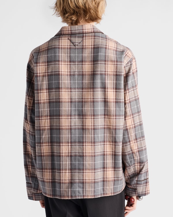 Checked cotton shirt Checked cotton shirt