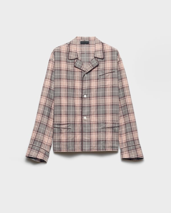 Checked cotton shirt Checked cotton shirt
