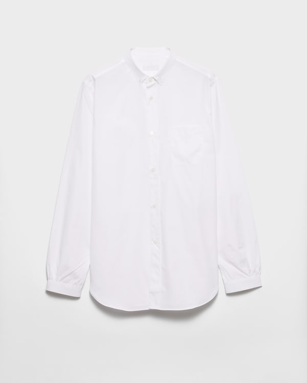 White Cotton shirt | PRADA