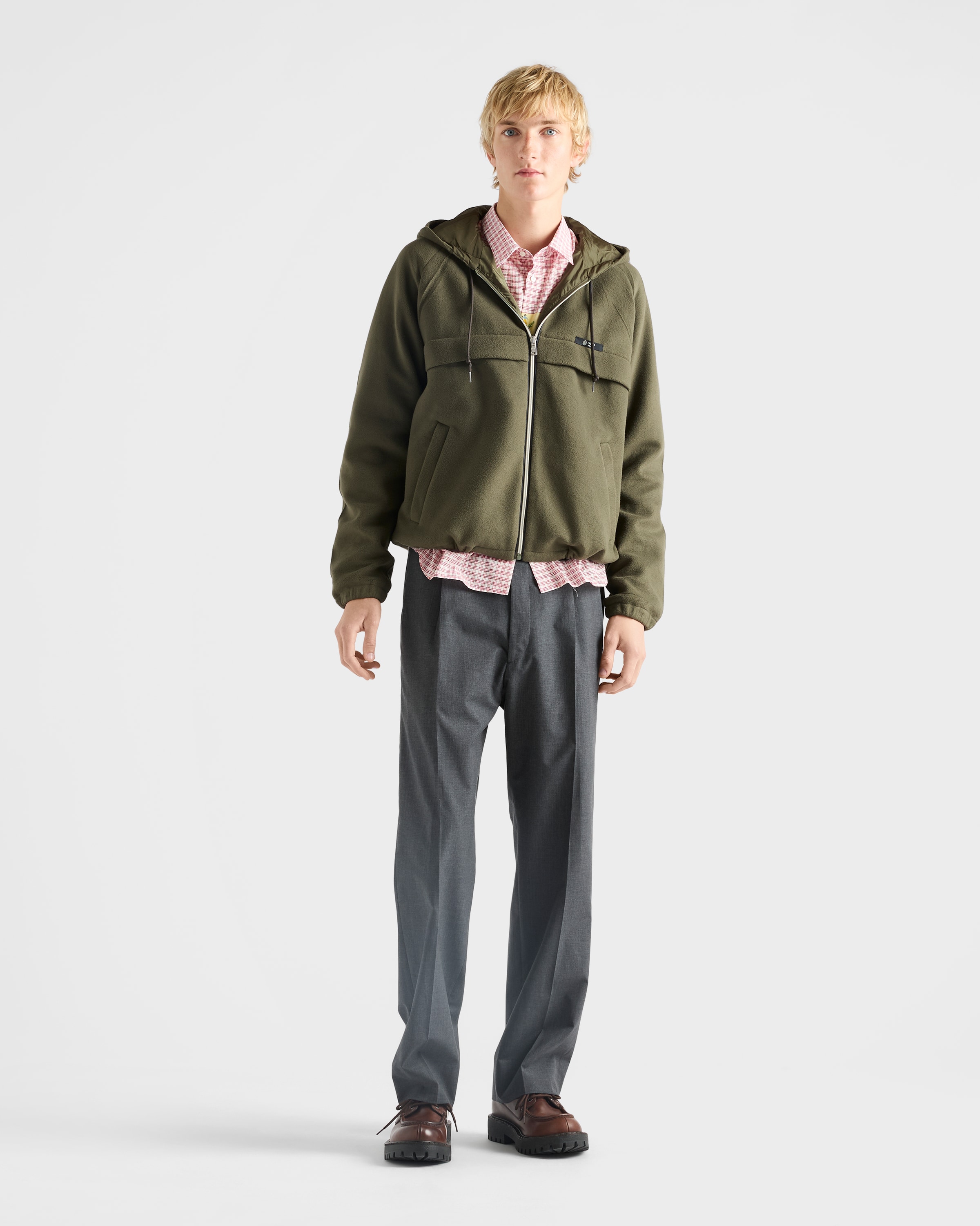 PRADAプラダ ナイロン/ニット/メンズアウター52（XL） PRADAプラダ