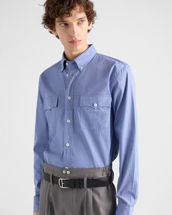 Camicia in cotone - Blu Camicia in cotone - Blu
