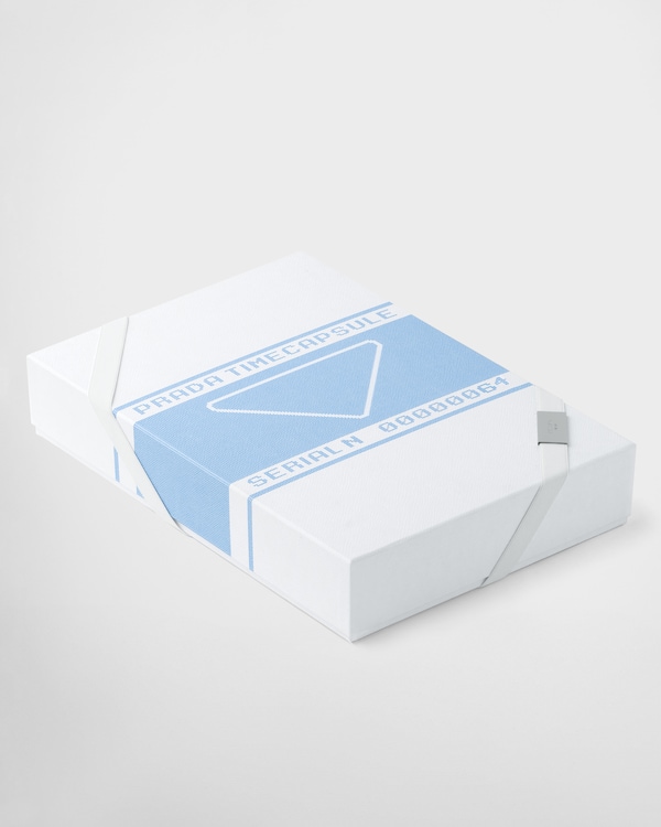 타임캡슐 프린트 코튼 셔츠 - 라이트 블루/시클라멘 타임캡슐 프린트 코튼 셔츠 - 라이트 블루/시클라멘