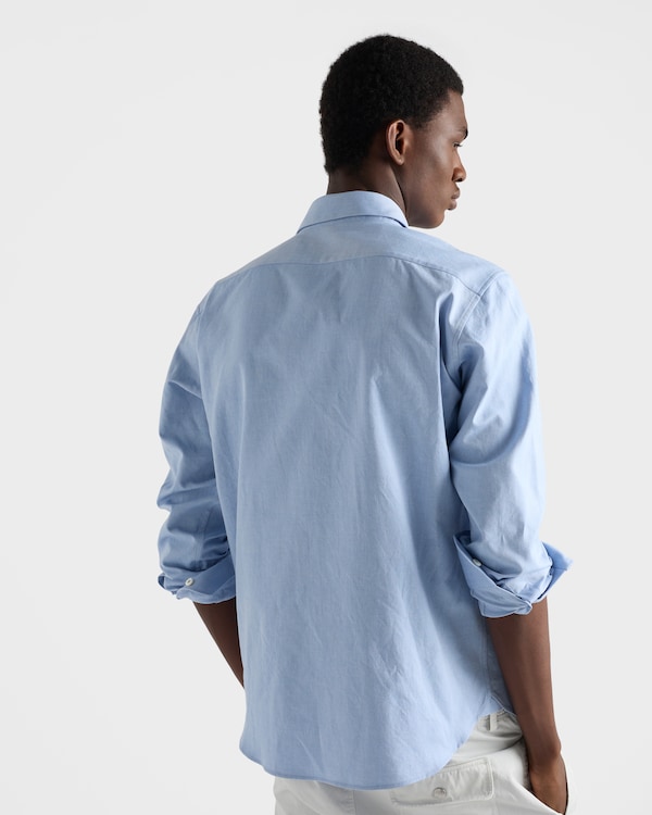 棉质衬衫 - 浅蓝色 棉质衬衫 - 浅蓝色