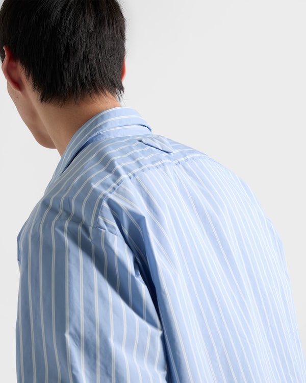 Re-Nylon シャツ - スカイブルー/ホワイト Re-Nylon シャツ - スカイブルー/ホワイト