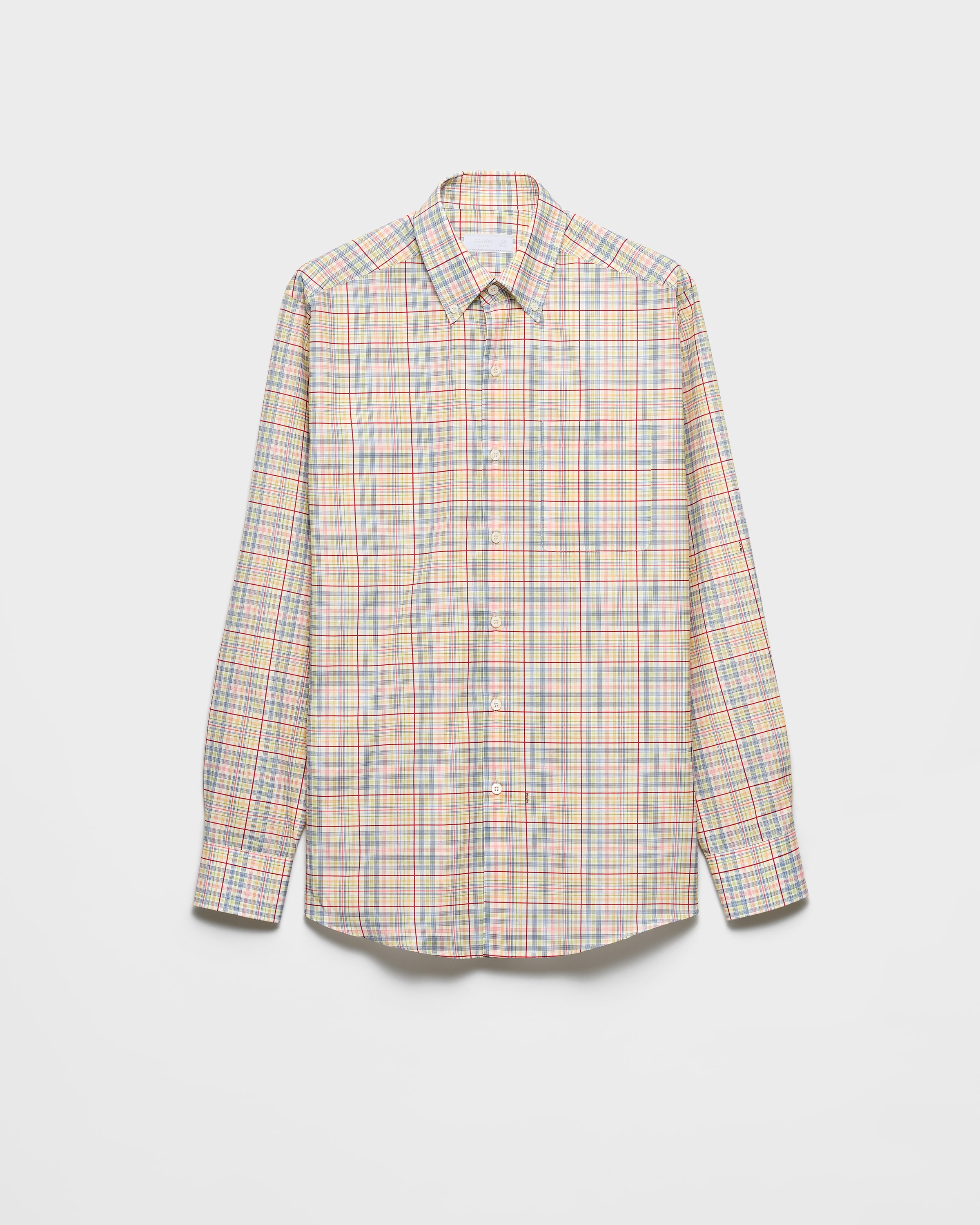 サファイアブルー コットン シャツ | PRADA - 日本
