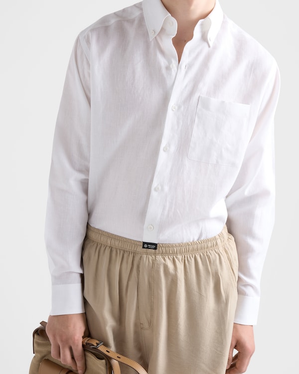 Linen shirt - White Linen shirt - White