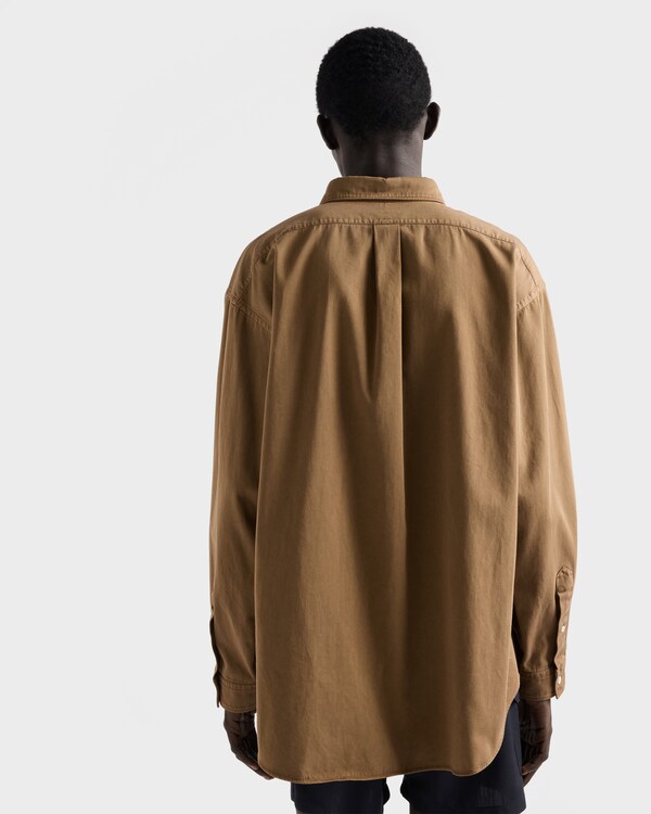 Cotton shirt - Coffee Cotton shirt - Coffee