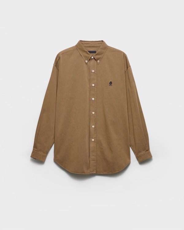 Cotton shirt - Coffee Cotton shirt - Coffee