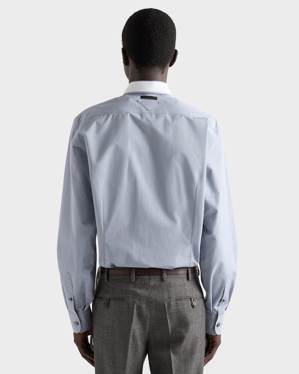 Cotton shirt - Cloudy Gray/White Cotton shirt - Cloudy Gray/White