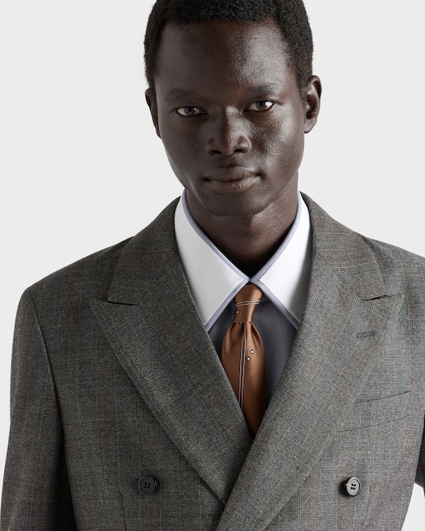 Cotton shirt - Cloudy Gray/White Cotton shirt - Cloudy Gray/White