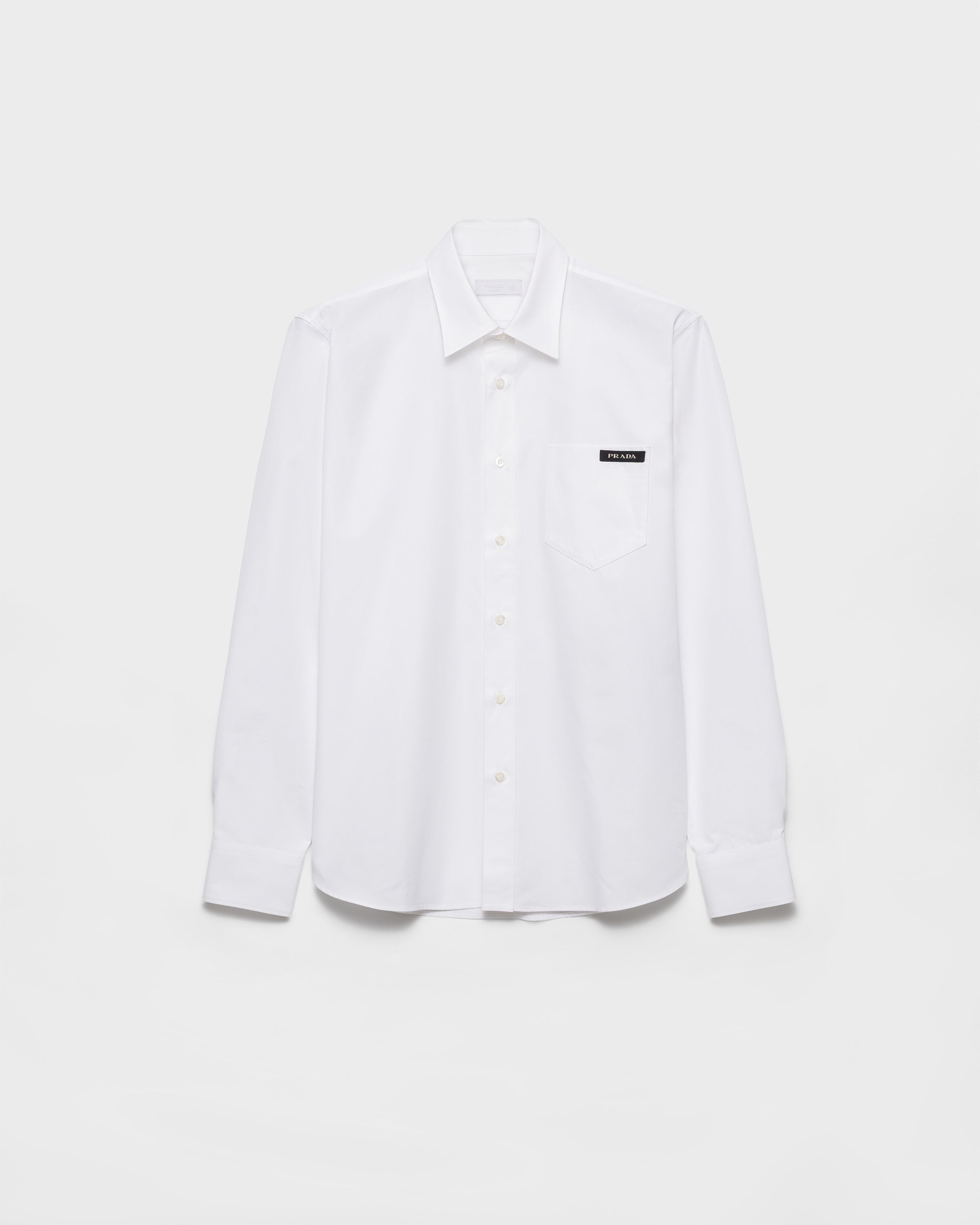 ホワイト コットン シャツ | PRADA - 日本