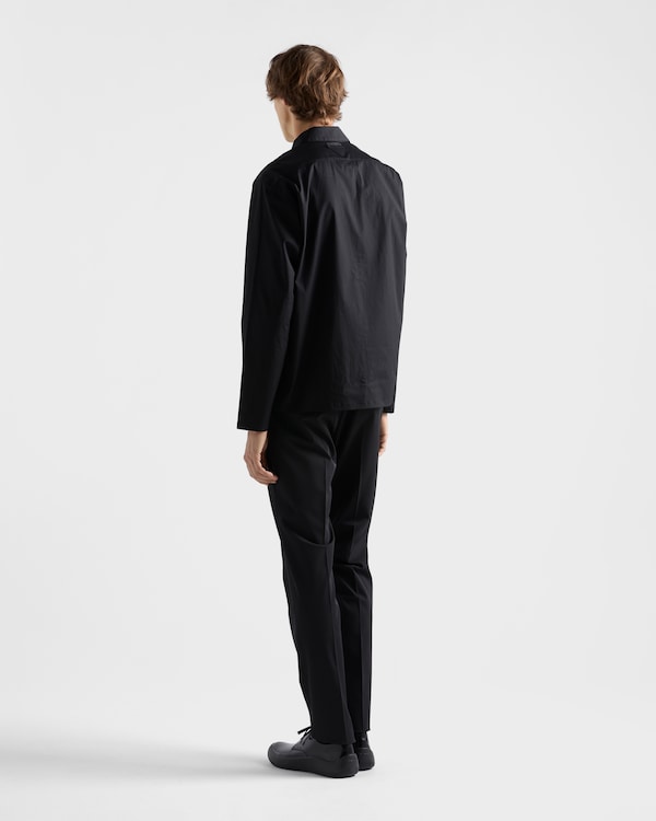 Stretch cotton shirt - Black Stretch cotton shirt - Black