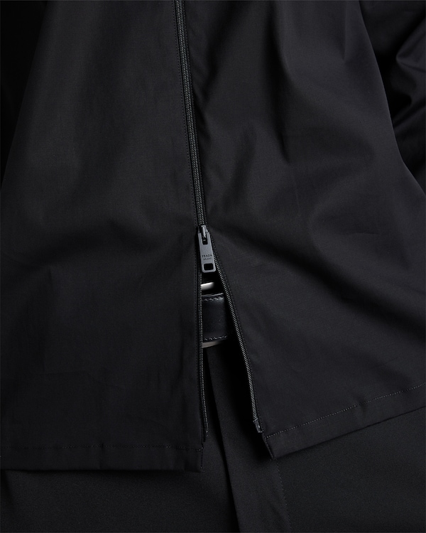 Stretch cotton shirt - Black Stretch cotton shirt - Black