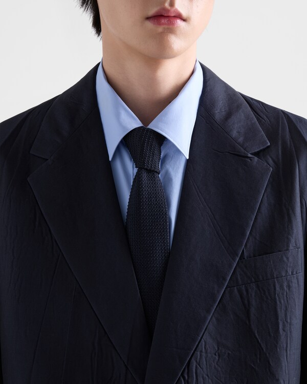 Silk tie - Navy Silk tie - Navy