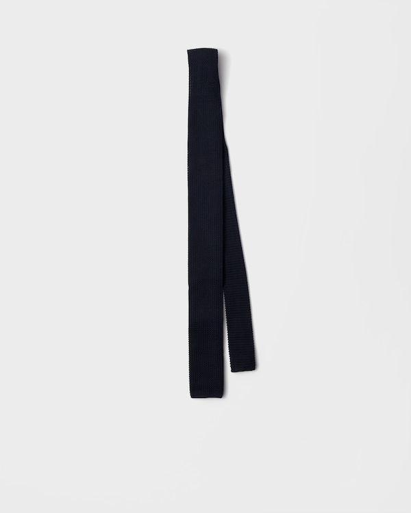 Silk tie - Navy Silk tie - Navy