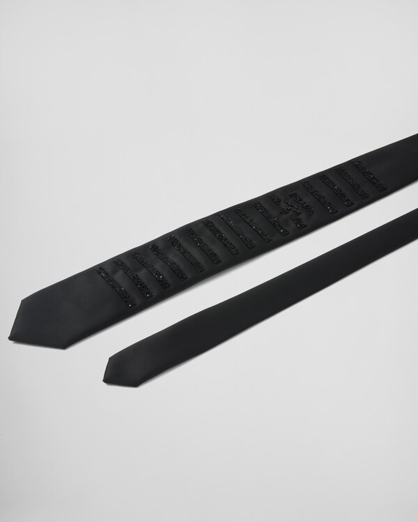 刺绣缎面领带 刺绣缎面领带