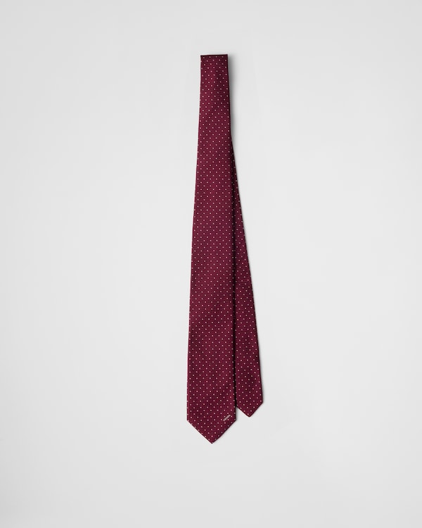 PRADA Black Label Silk Pin Navy Tie | eBay