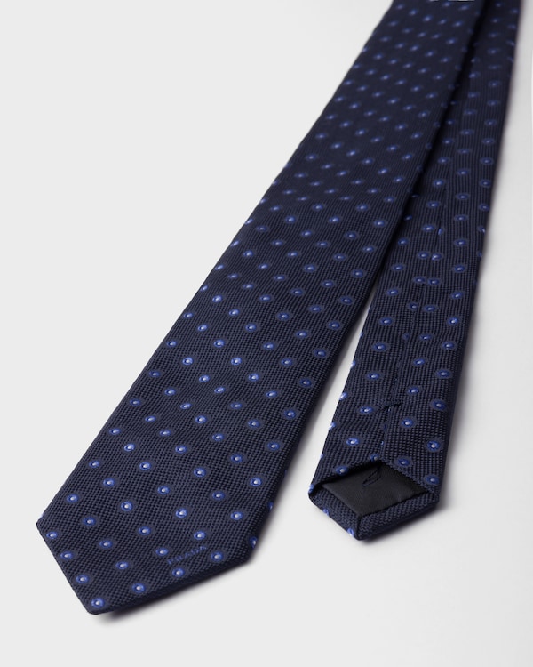 Silk tie - Navy Silk tie - Navy