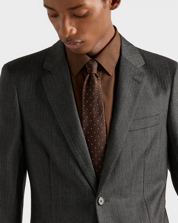 Silk tie - Ebony Silk tie - Ebony