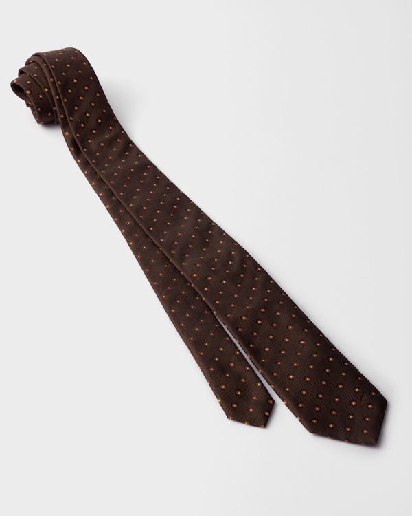 Silk tie - Ebony Silk tie - Ebony