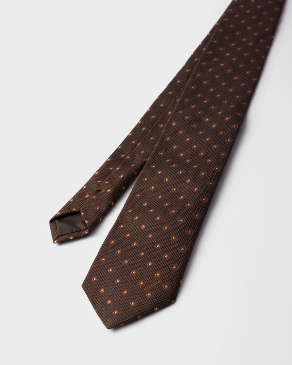 Silk tie - Ebony Silk tie - Ebony
