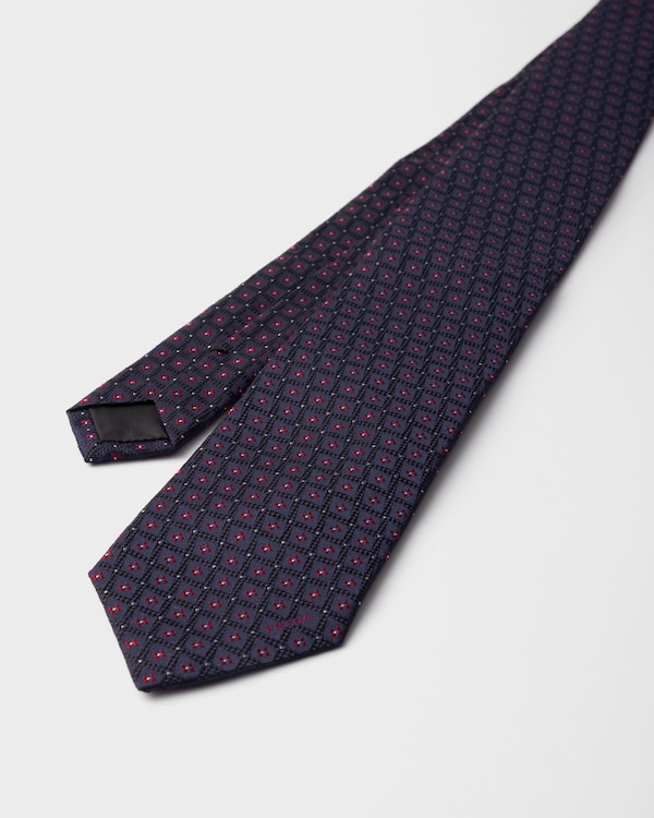 Silk tie - Navy Silk tie - Navy