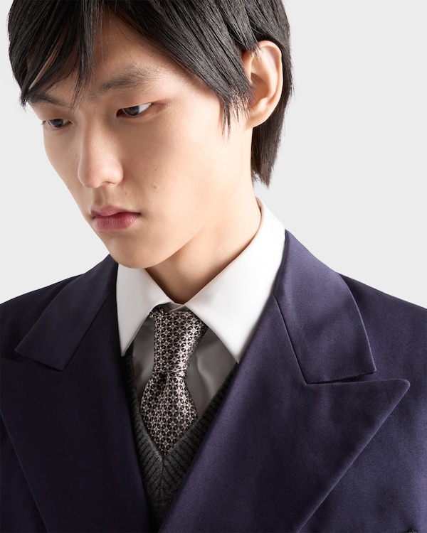 Silk tie - Cord Silk tie - Cord