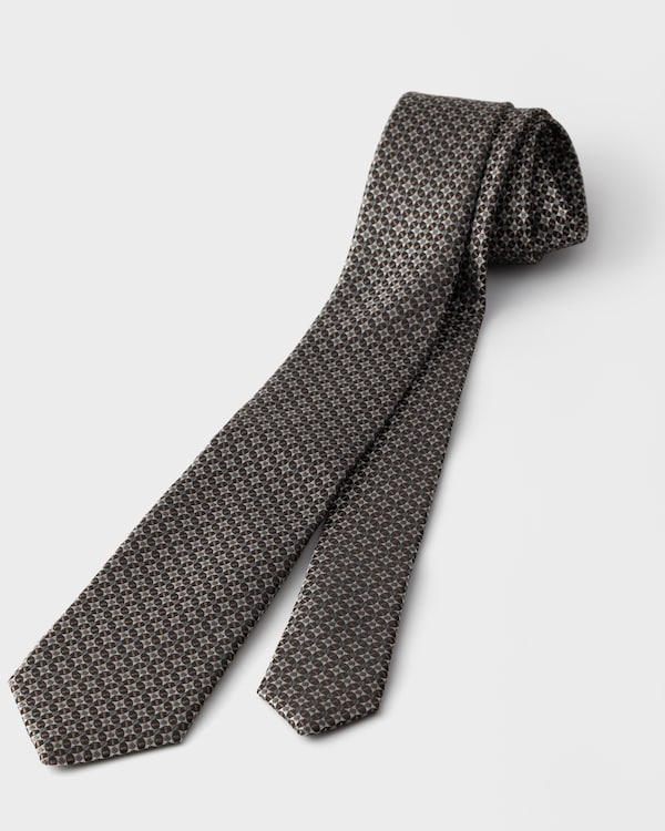 Silk tie - Cord Silk tie - Cord