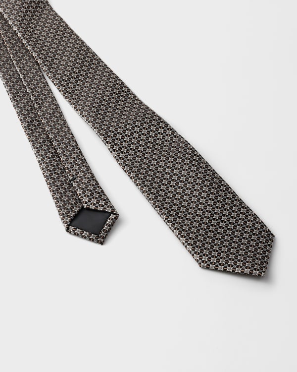 Silk tie - Cord Silk tie - Cord