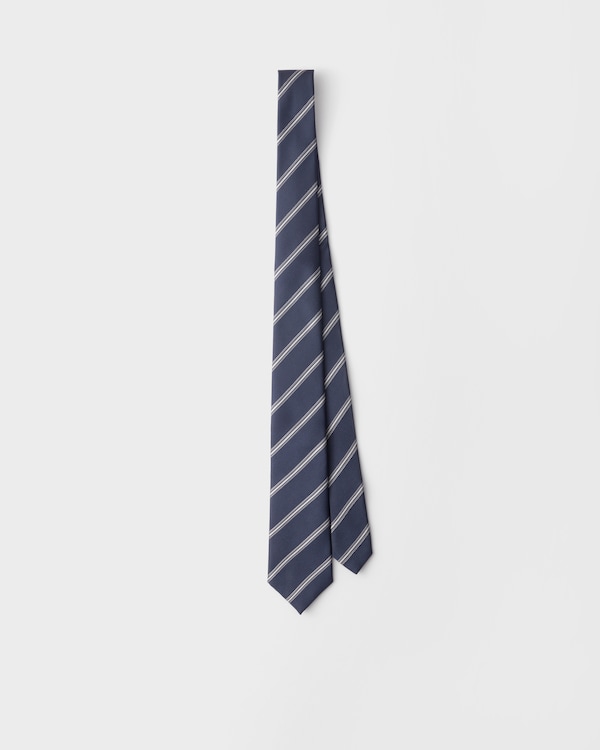 Silk tie - Navy Silk tie - Navy