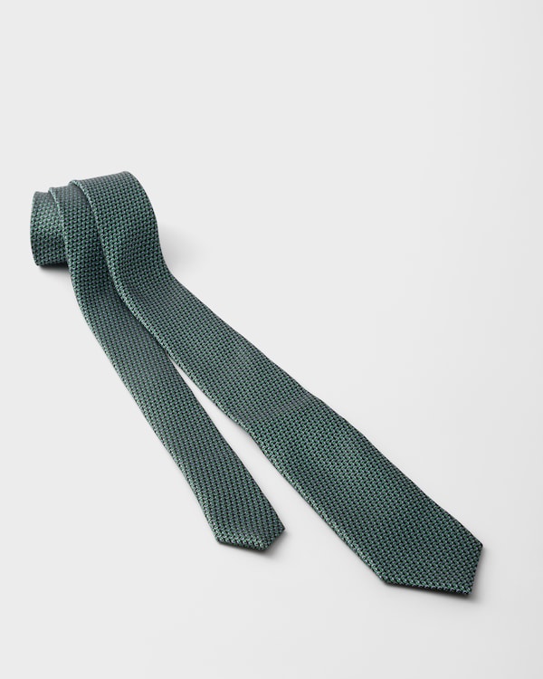 Silk tie - Green Silk tie - Green