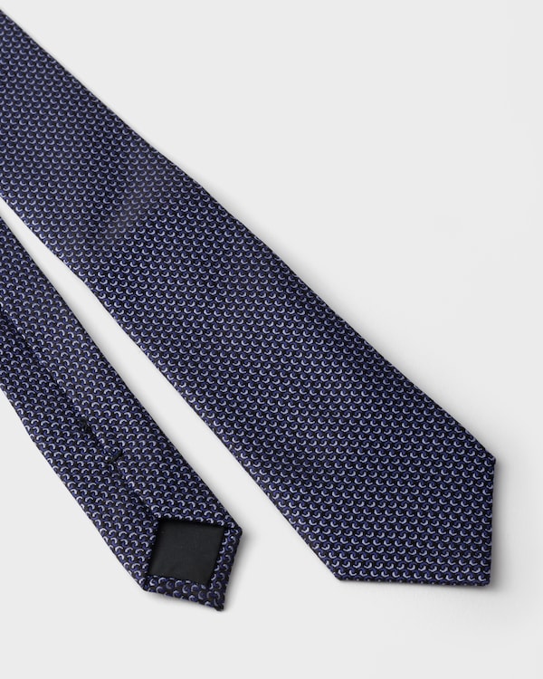Silk tie - Navy Silk tie - Navy
