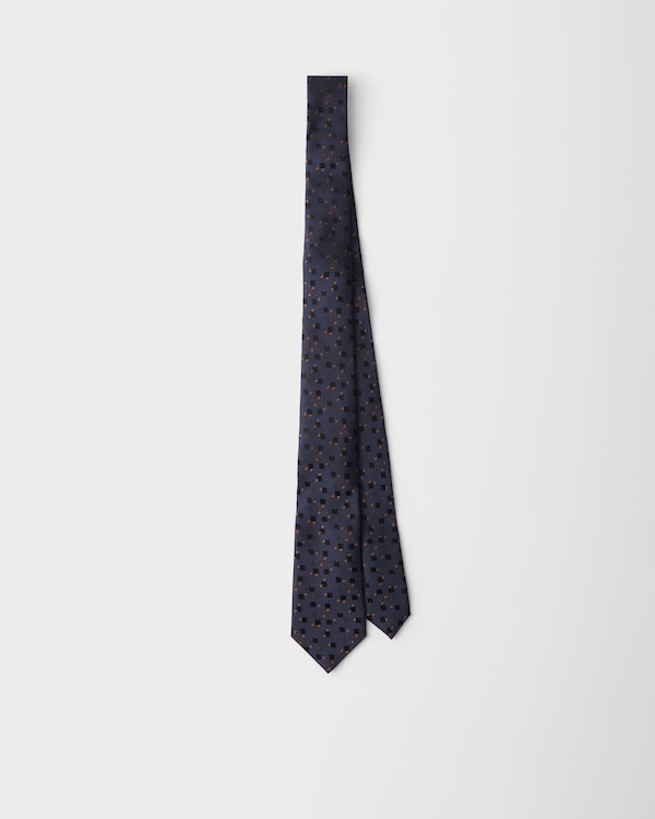 Silk tie - Navy Silk tie - Navy