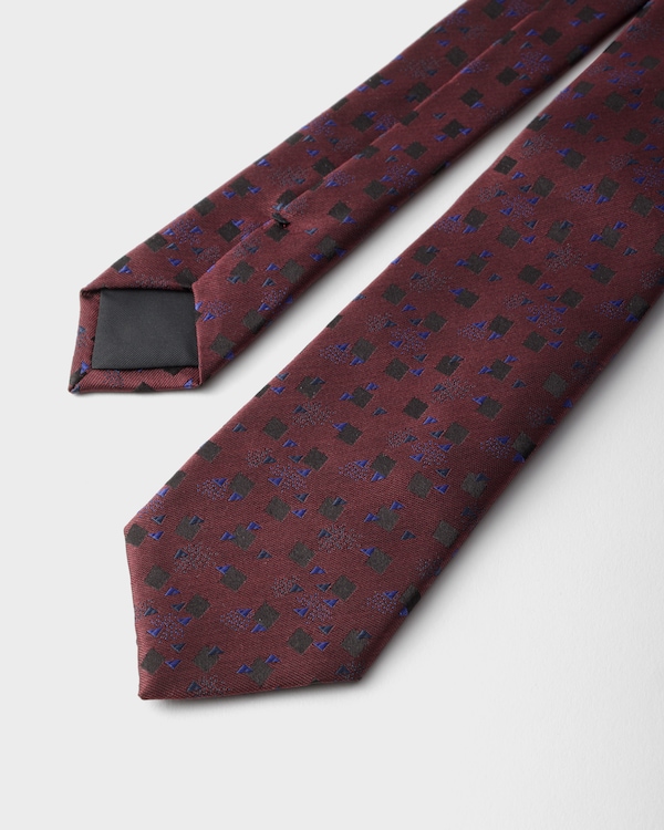 Silk tie - Garnet Silk tie - Garnet