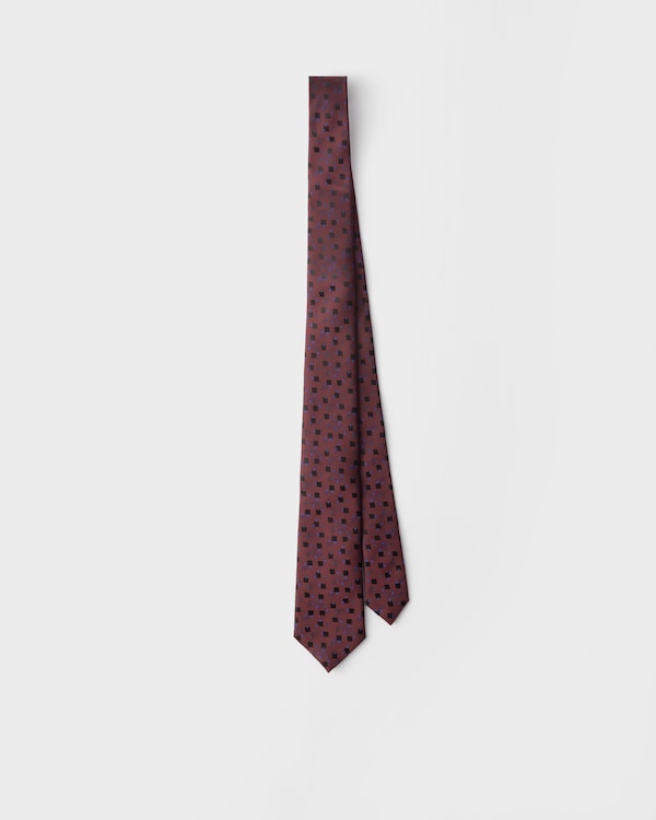 Silk tie - Garnet Silk tie - Garnet