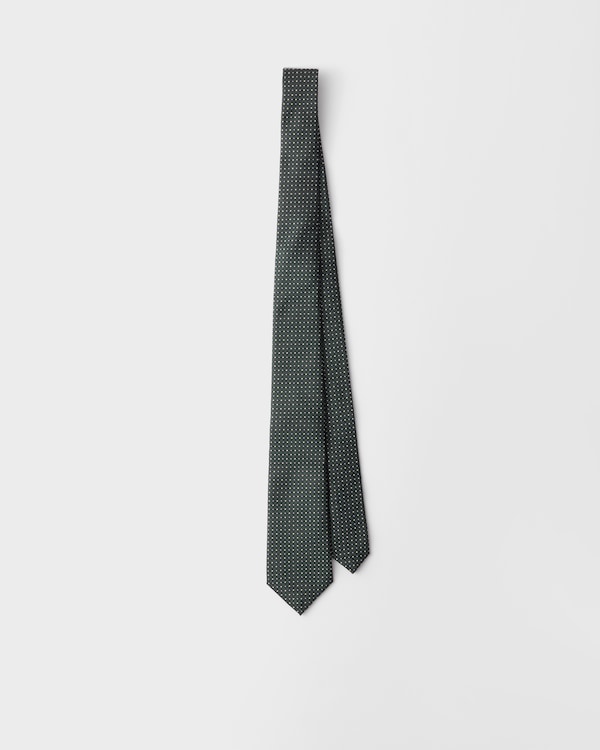 Silk tie - Bottle Green Silk tie - Bottle Green