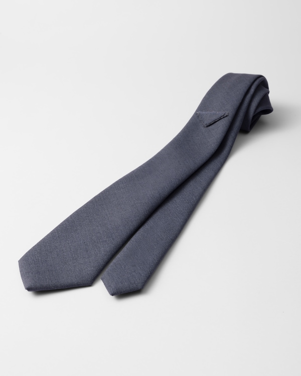 Mohair and silk tie Mohair and silk tie