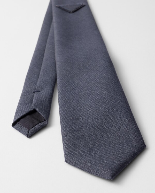 Mohair and silk tie Mohair and silk tie